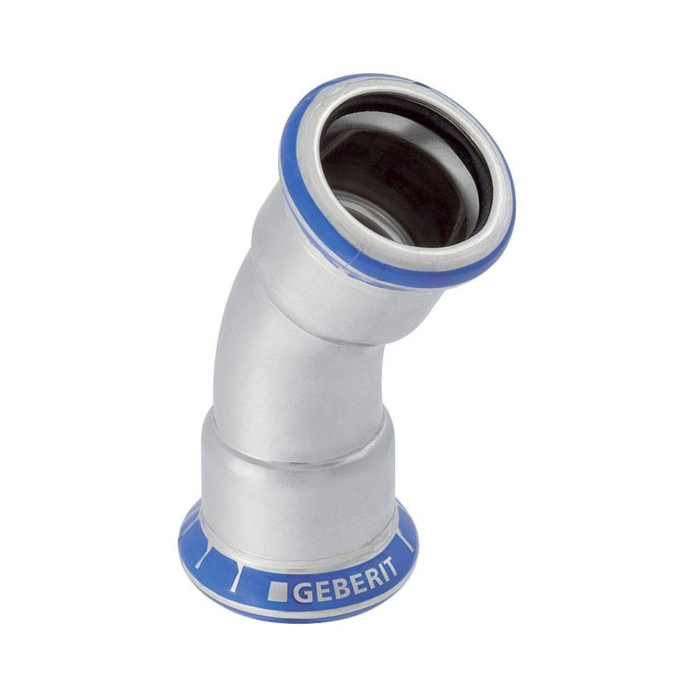 Geberit Edelstahl-Bogen Mapress, 30°, Ø76,1mm, Pressfitting für Rohrinstallationen, 1 Stk.