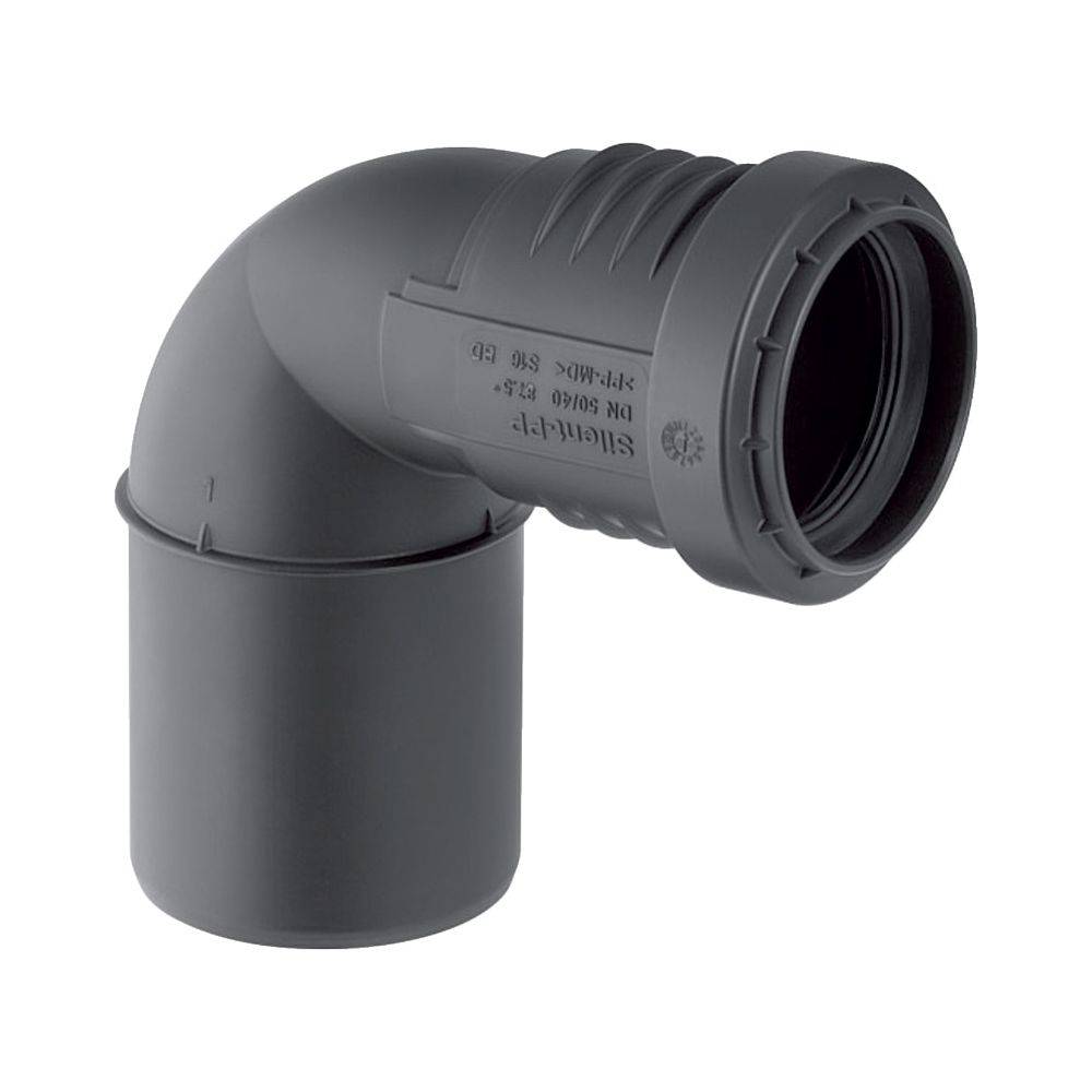 GEBERIT Geberit Bogen DN40/50 87 Grad Silent-PP reduziert d40/50