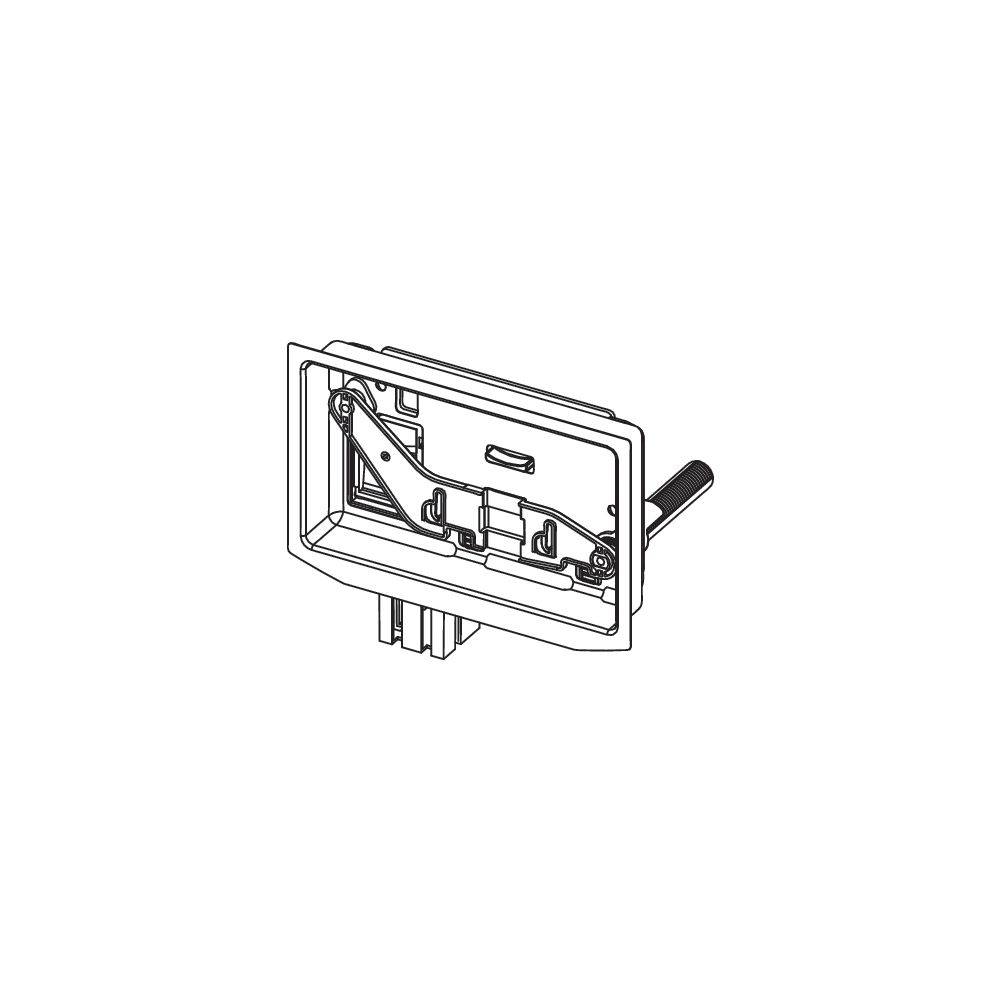 Tece Einwurfschacht II für Reinigungstabs Reihen Square Metall, Glas und Solid
