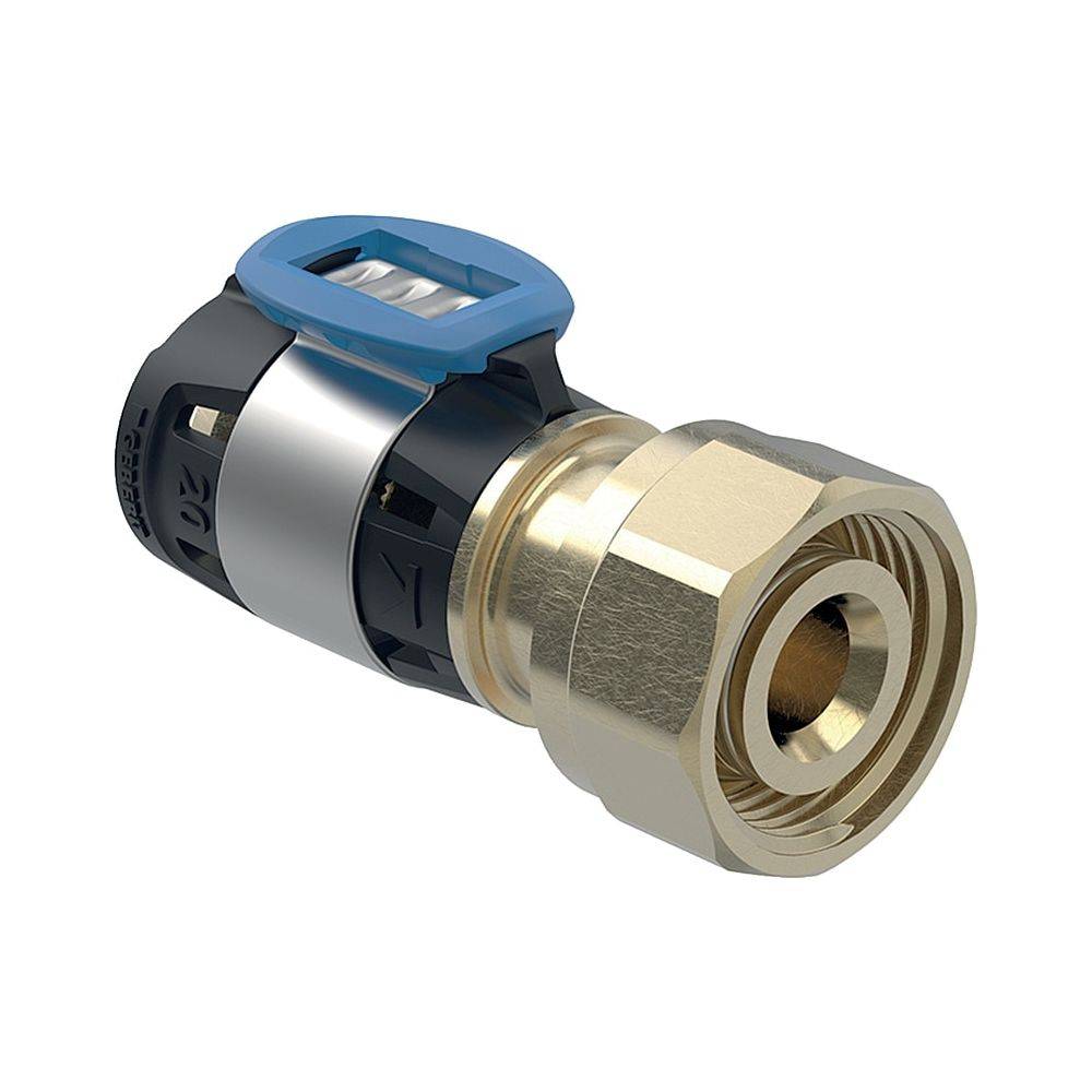 Geberit FlowFit Verteilerabgang für Eurokonus bleifreie Siliziumbronze, D 20mm, G 3/4"