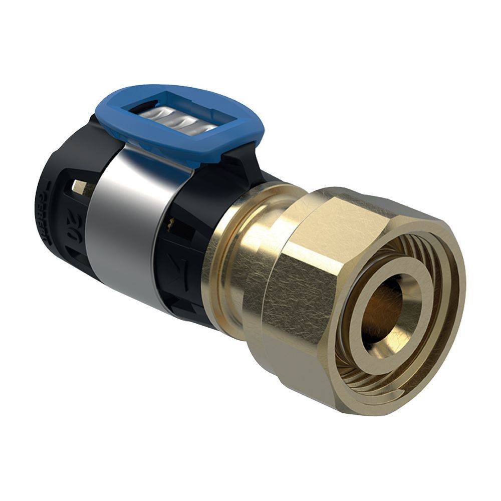 Geberit FlowFit Verteilerabgang für Eurokonus bleifreie Siliziumbronze, D 16mm, G 3/4"
