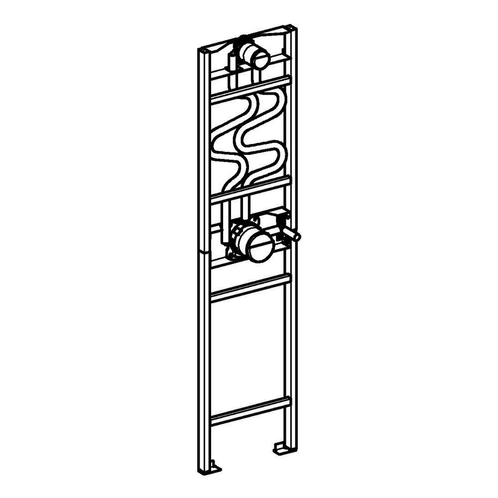 GROHE Duschrahmen Rapido 103994 Element für Duo Brausen UP-Installation