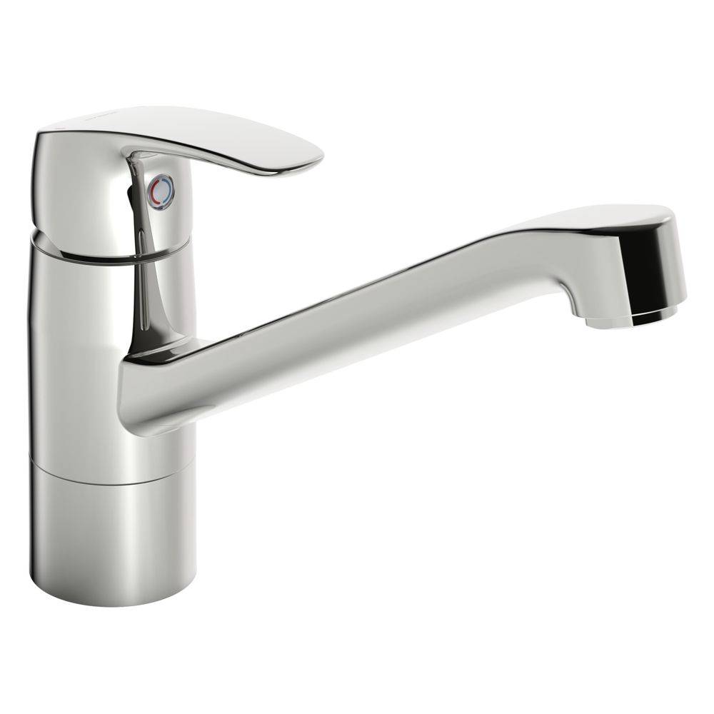 Hansa Pinto Einhebel-Küchenarmatur, Niederdruck, Ausladung 213mm, DN 15, Chrom, 45381193