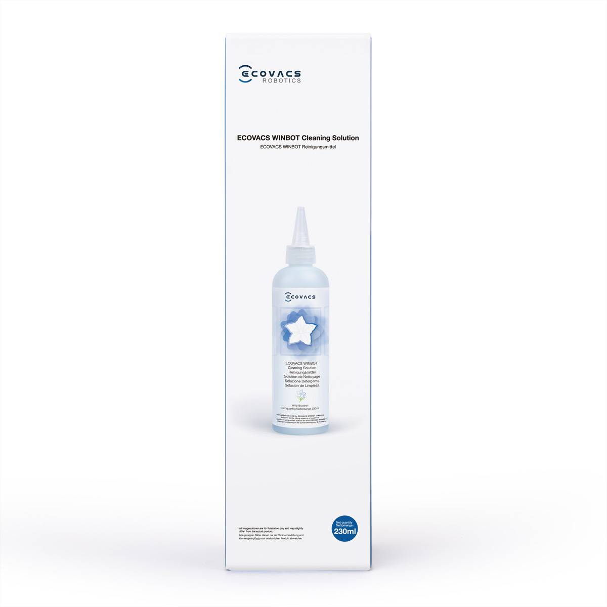 Ecovacs W-SO01-0004, Staubsaugerroboter, Reinigungslösung, Gemischte Farben, 230 ml, Ecovacs, all WINBOT