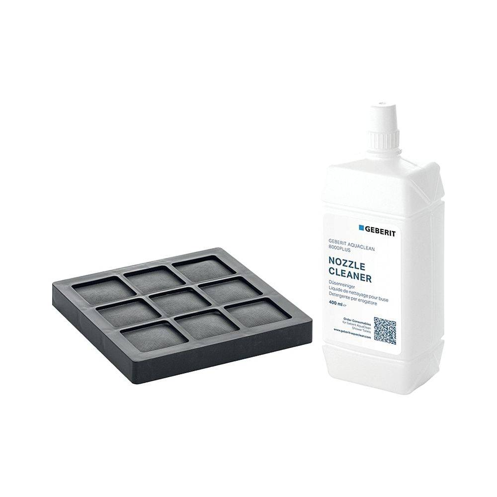Geberit Set Aktivkohlefilter und Düsenreiniger für AquaClean 8000plus, 400ml, 240625001