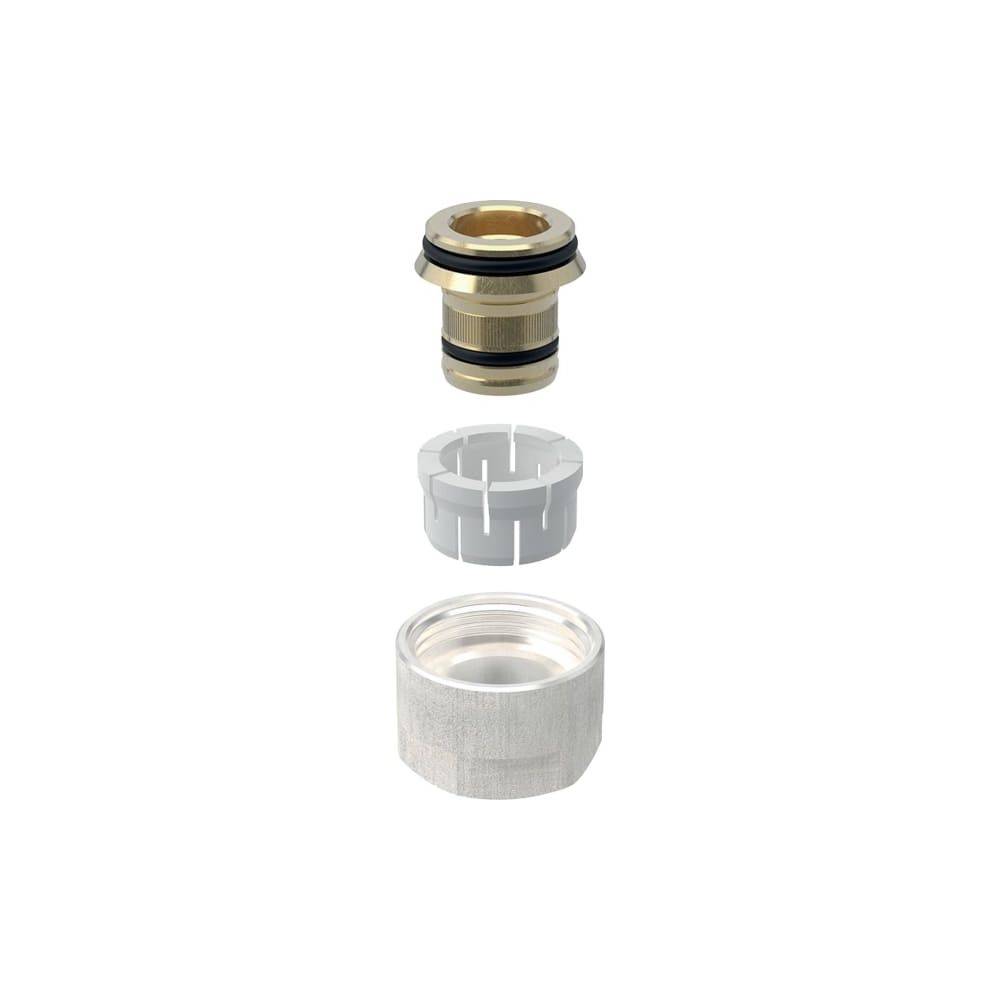 Geberit GE FlowFit, Eurokonusverschraubung, MS, d16 mm x G3/4, vernickelt, 1 Stk.