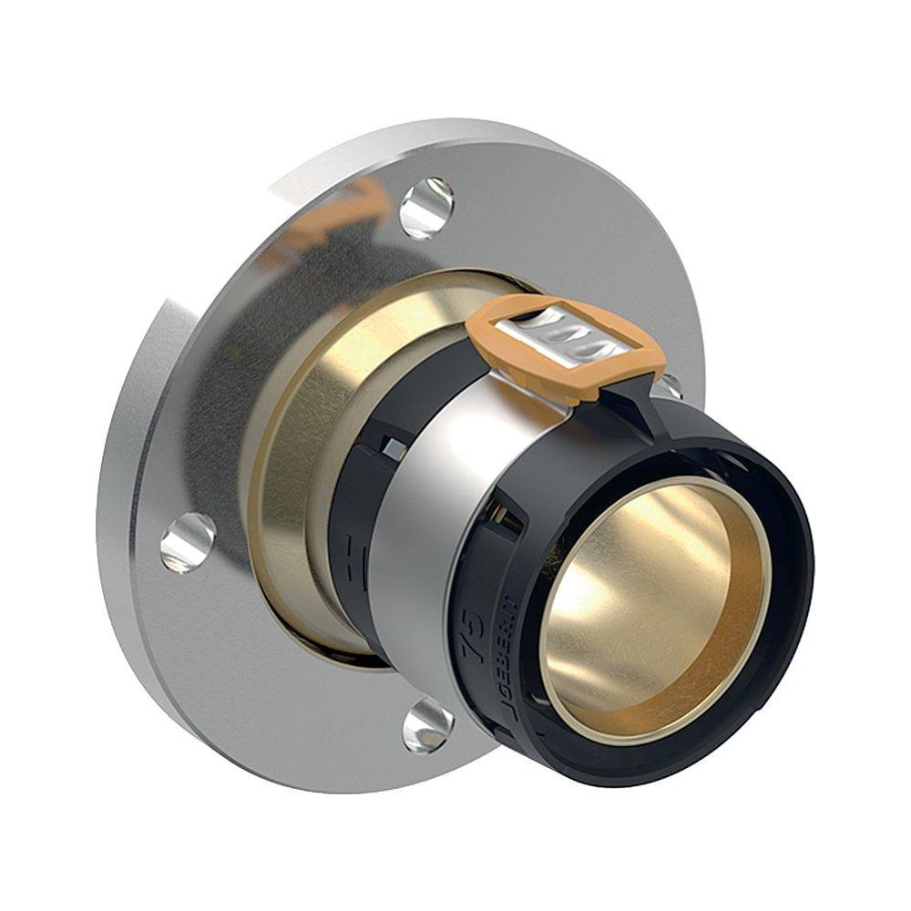 Geberit FlowFit Flansch PN6, mit Presseinheit bleifreie Siliziumbronze, D 75mm, DN 65