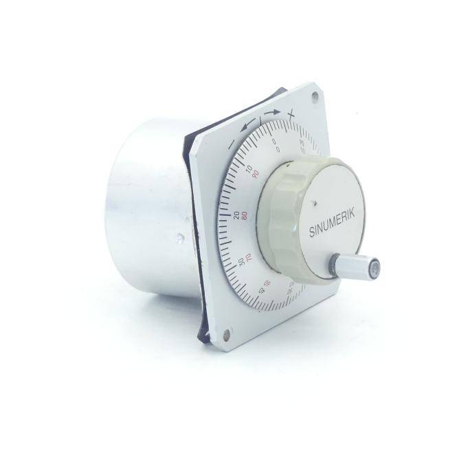 Siemens 6FC9320-5DC00 Siemens SINUMERIK (ACCESSORIES) ELECTRONIC HANDWHEEL FRONT PLATE 76.2 X 76.2 MM OPERATING VOLTAGE