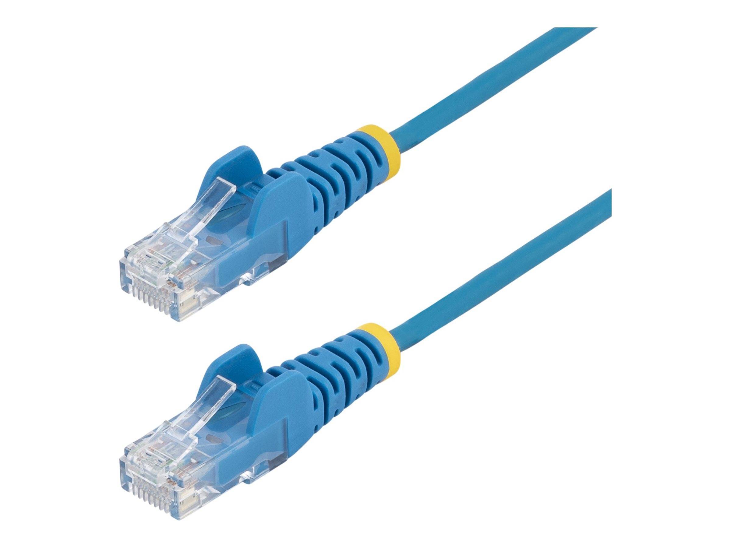 STARTECH 25cm Blaues Slim CAT6-Kabel Netzwerk & Smart Home Netzwerk-Zubehör Netzwerk- und DAC-Kabel