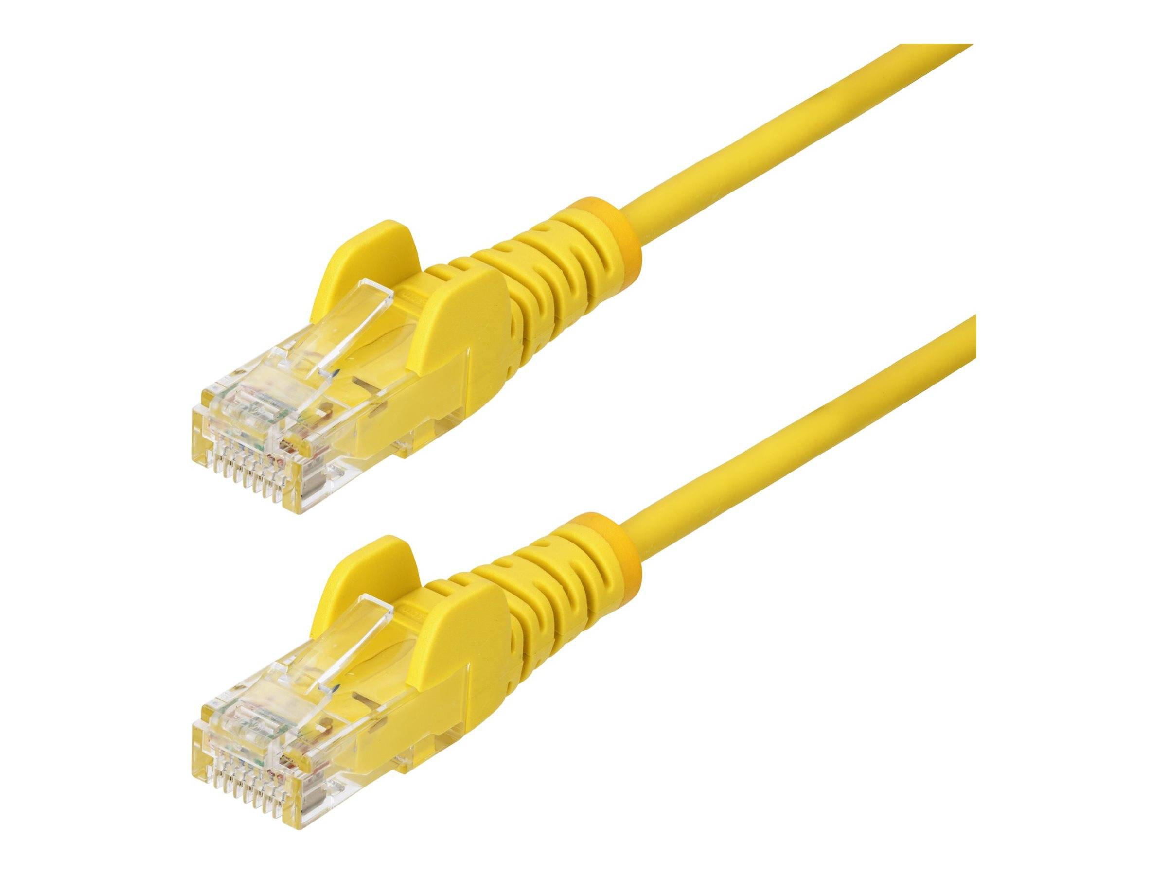 StarTech.com Yellow Slim Cat6 Ethernet Cable - Kabel - Netzwerk
