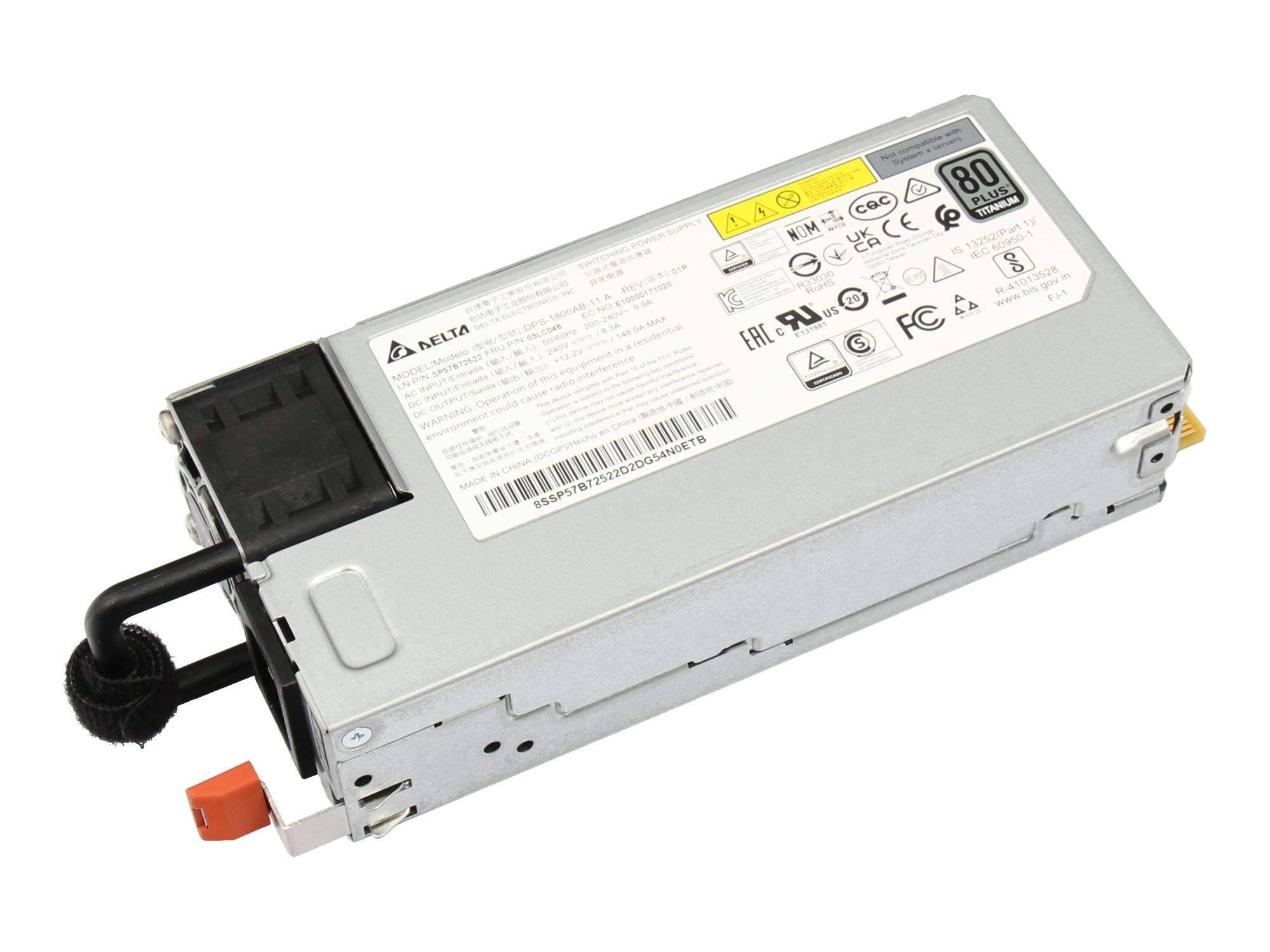 Lenovo Stromversorgung redundant / Hot-Plug (Plug-In-Modul)