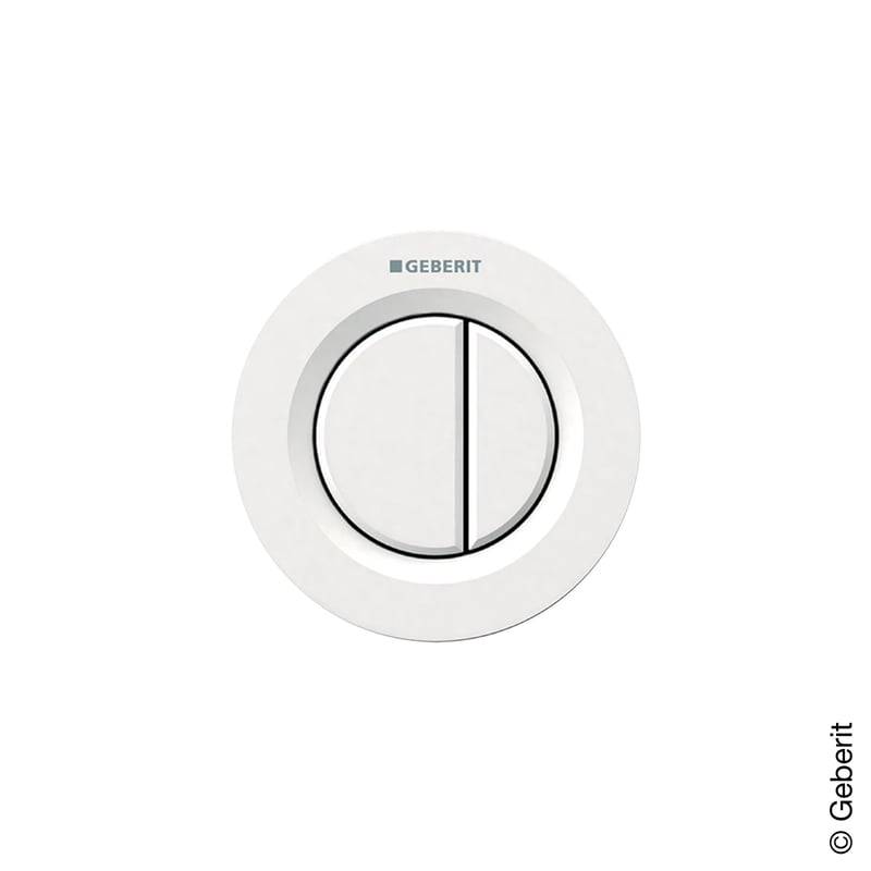 Geberit 116042111, Typ 01 Fernbetätigung Round weiß