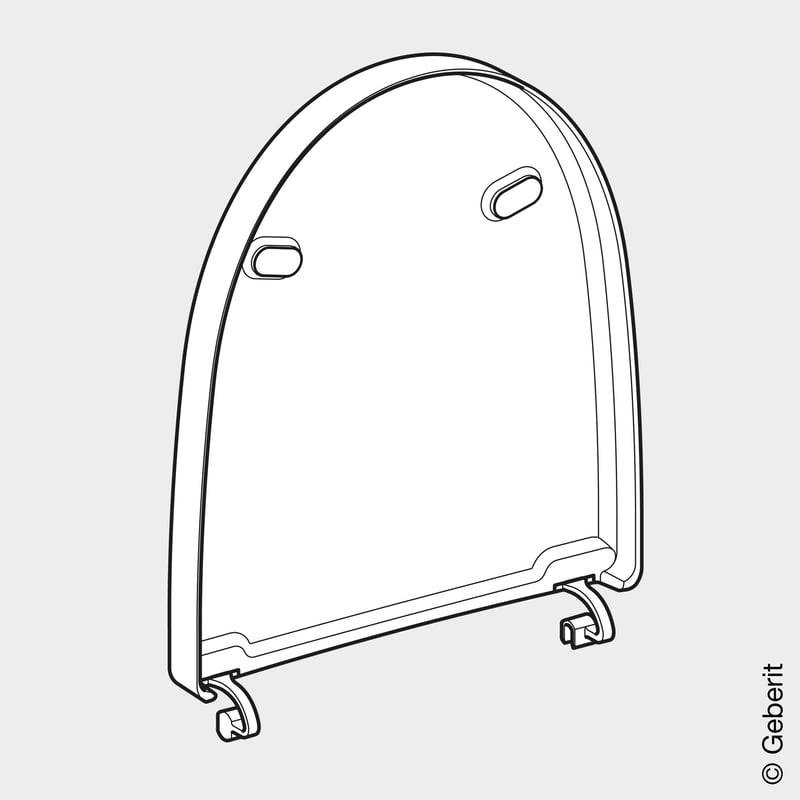 Geberit 243211111, AquaClean Mera WC-Deckel