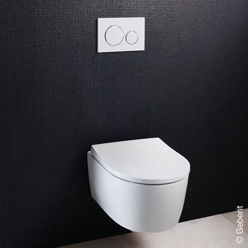 Geberit 115882JT1, Sigma20 Betätigungsplatte Round weiß matt