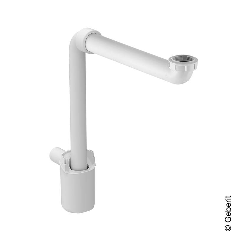 Geberit 151116111, Universal Raumsparsiphon weiß