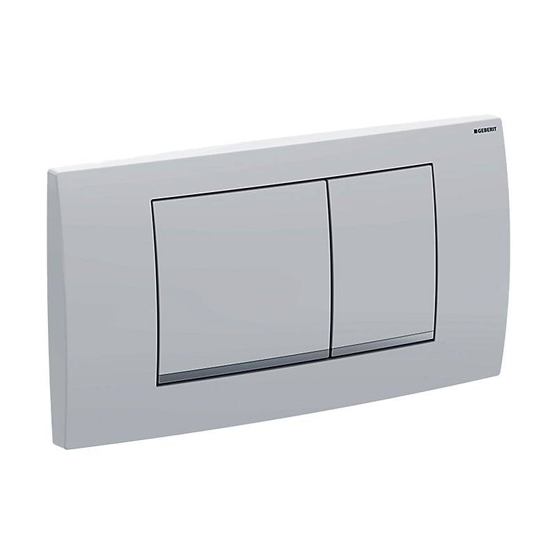 Geberit 115899JQ1, Twinline30 Betätigungsplatte chrom matt