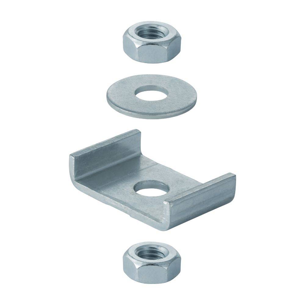 Geberit Aufhängeelement Pluvia C-Profil, 1,1x4,7x3cm, Stahl, verzinkt, 363862001