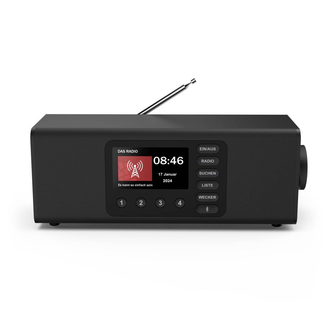 hama 00054298 Digitalradio "DR2002BT", FM/DAB/DAB+/Bluetooth® RX, Radiowecker, Stereo, SW