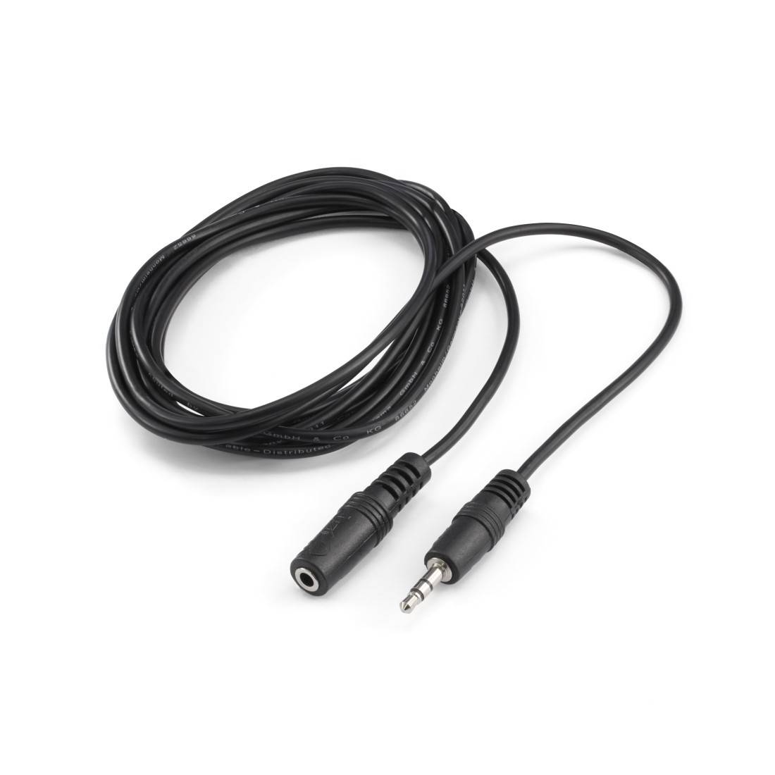 hama 00205104 Audio-Kabel, 3,5-mm-Klinken-Stecker/Kupplung, Stereo, 2,5 m