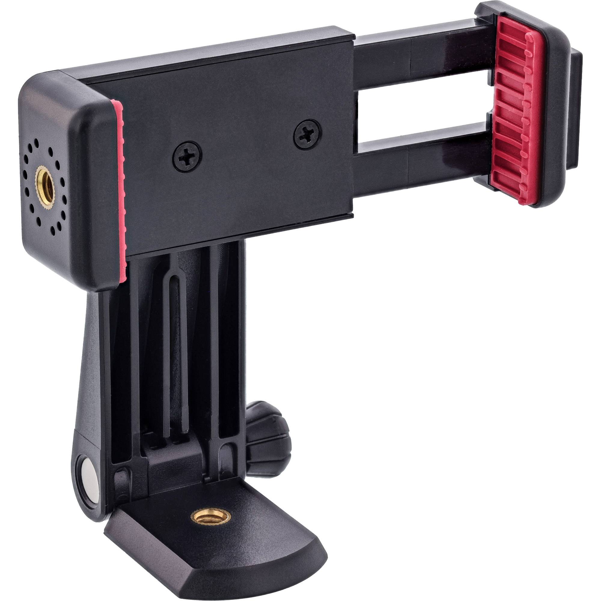 InLine® Smartphone Halterung, 55–85mm, 1/4 Gewinde &amp; Kaltschuh, schwarz Schlösser / Stative