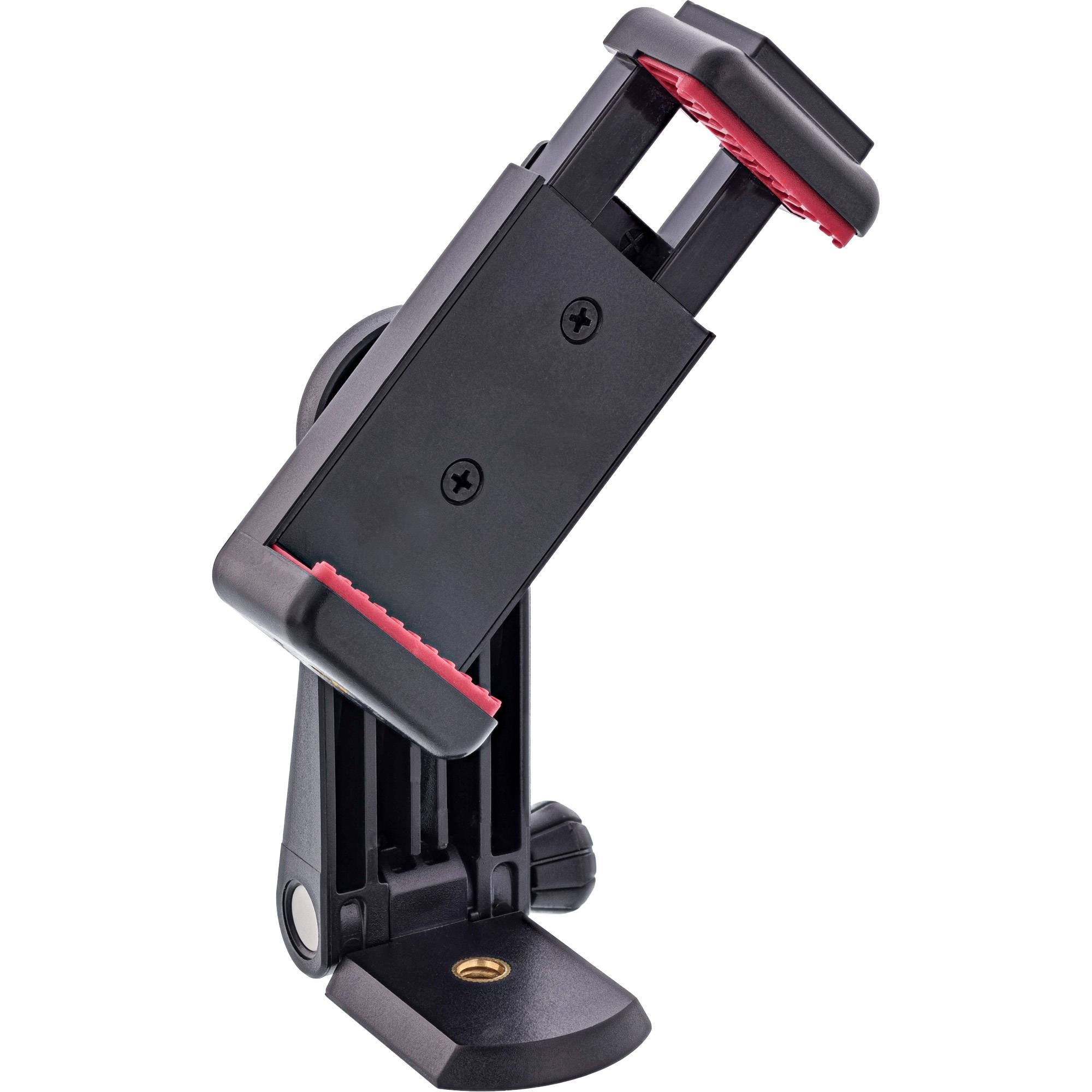 InLine® Smartphone Halterung, 55–85mm, 1/4 Gewinde &amp; Kaltschuh, schwarz Schlösser / Stative