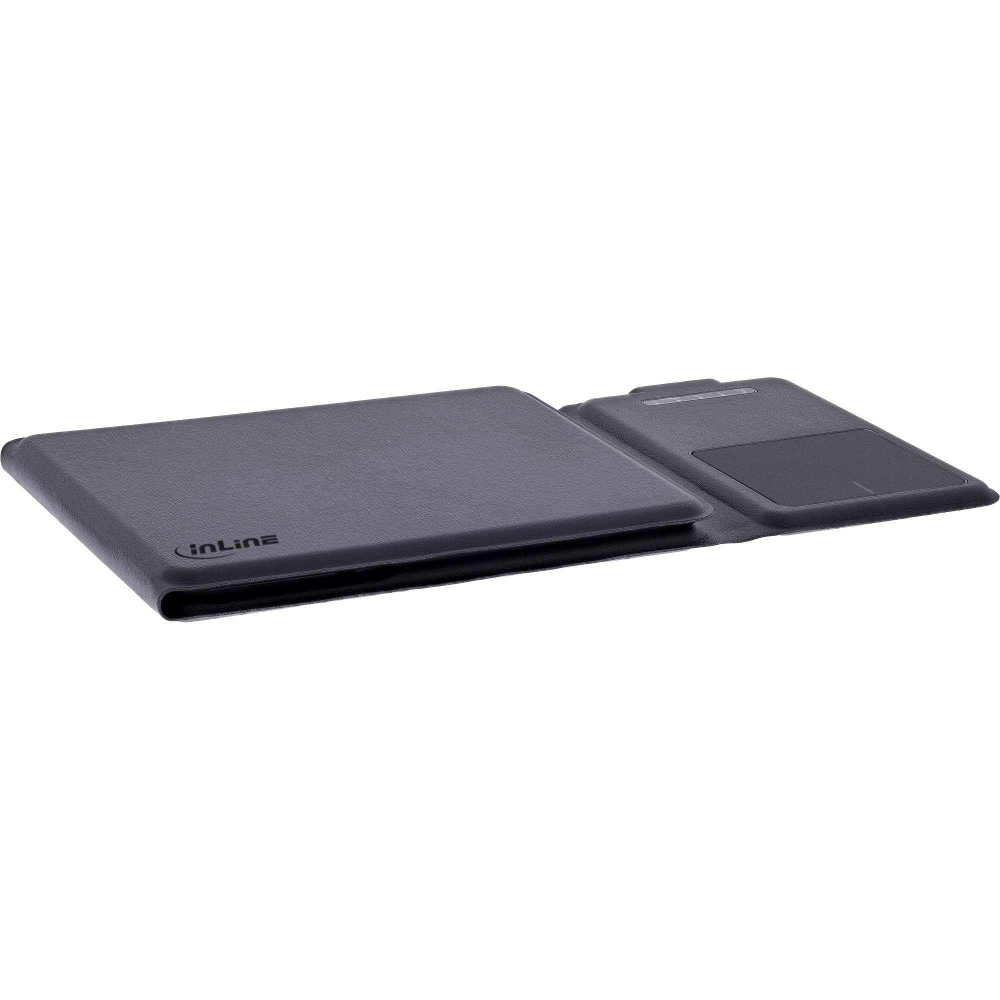 InLine® Faltbare Bluetooth Tastatur mit Touchpad, schwarz Eingabe / Ausgabe Mäuse & Tastaturen