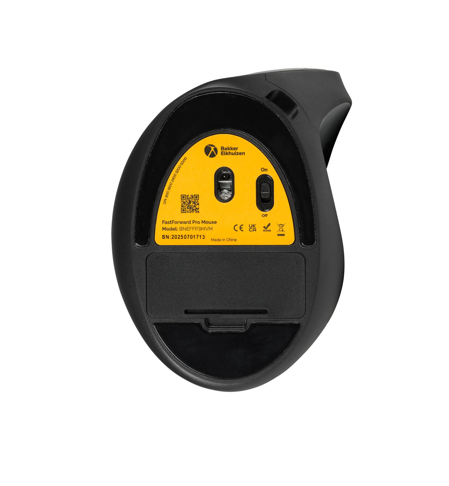 BakkerElkhuizen Maus FastForward Pro 3-Mode Vertical Mouse Multimedia-Technik Ergonomische wireless
