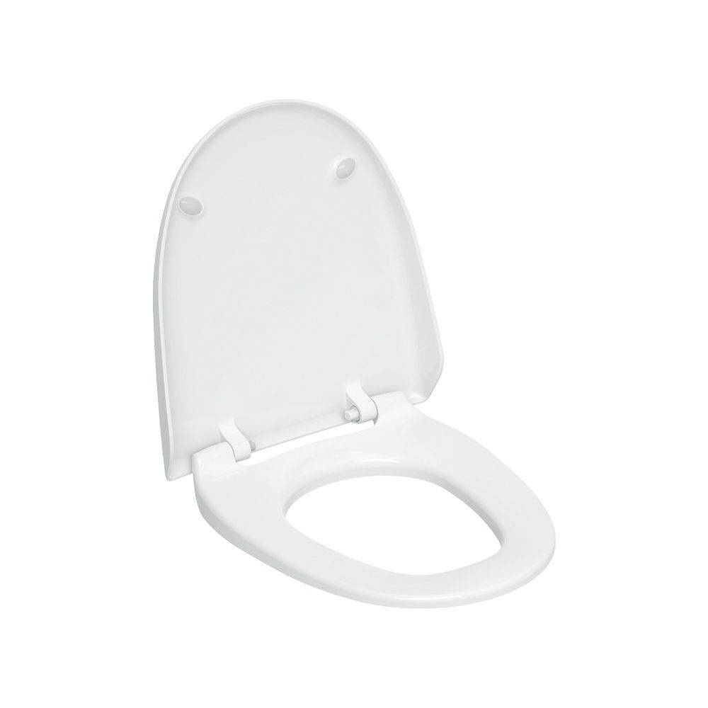 Geberit WC-Sitz für AquaClean 8000/8000plus, Duroplast, Absenkautomatik, Alpinweiß, 250034111
