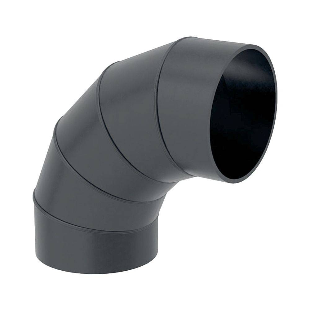 Geberit Segmentbogen 90 Grad, DN 300, 315mm, PE-HD, Schwarz, 372055161
