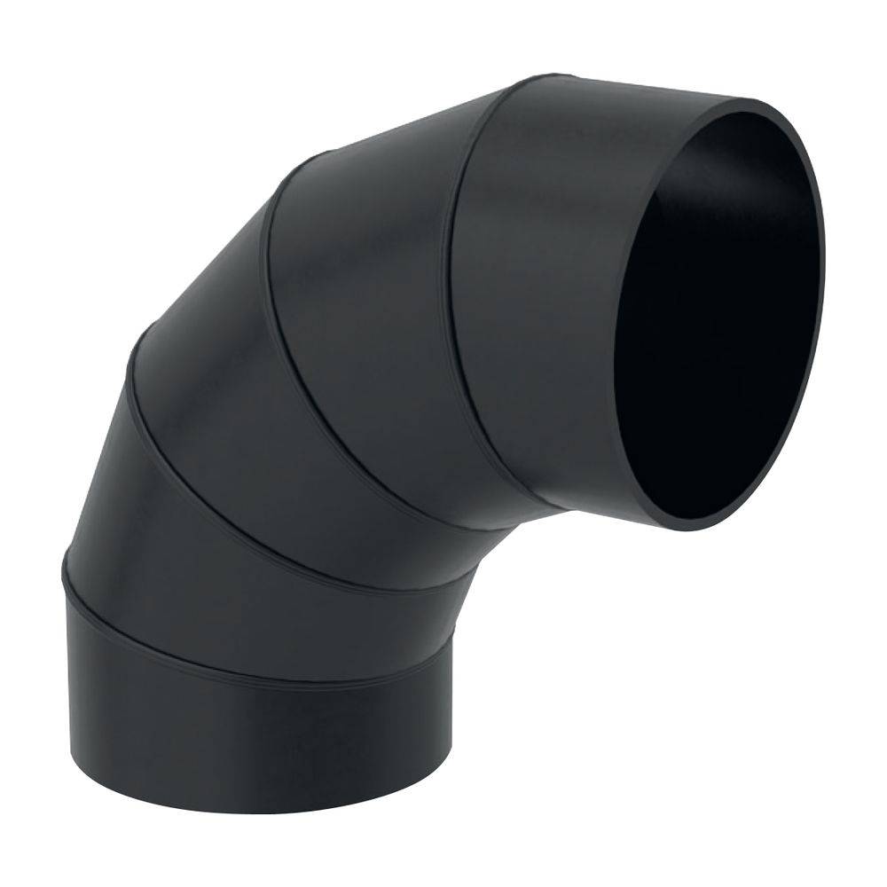 Geberit Segmentbogen 90 Grad, DN 300, 315mm, PE-HD, Schwarz, 372055161
