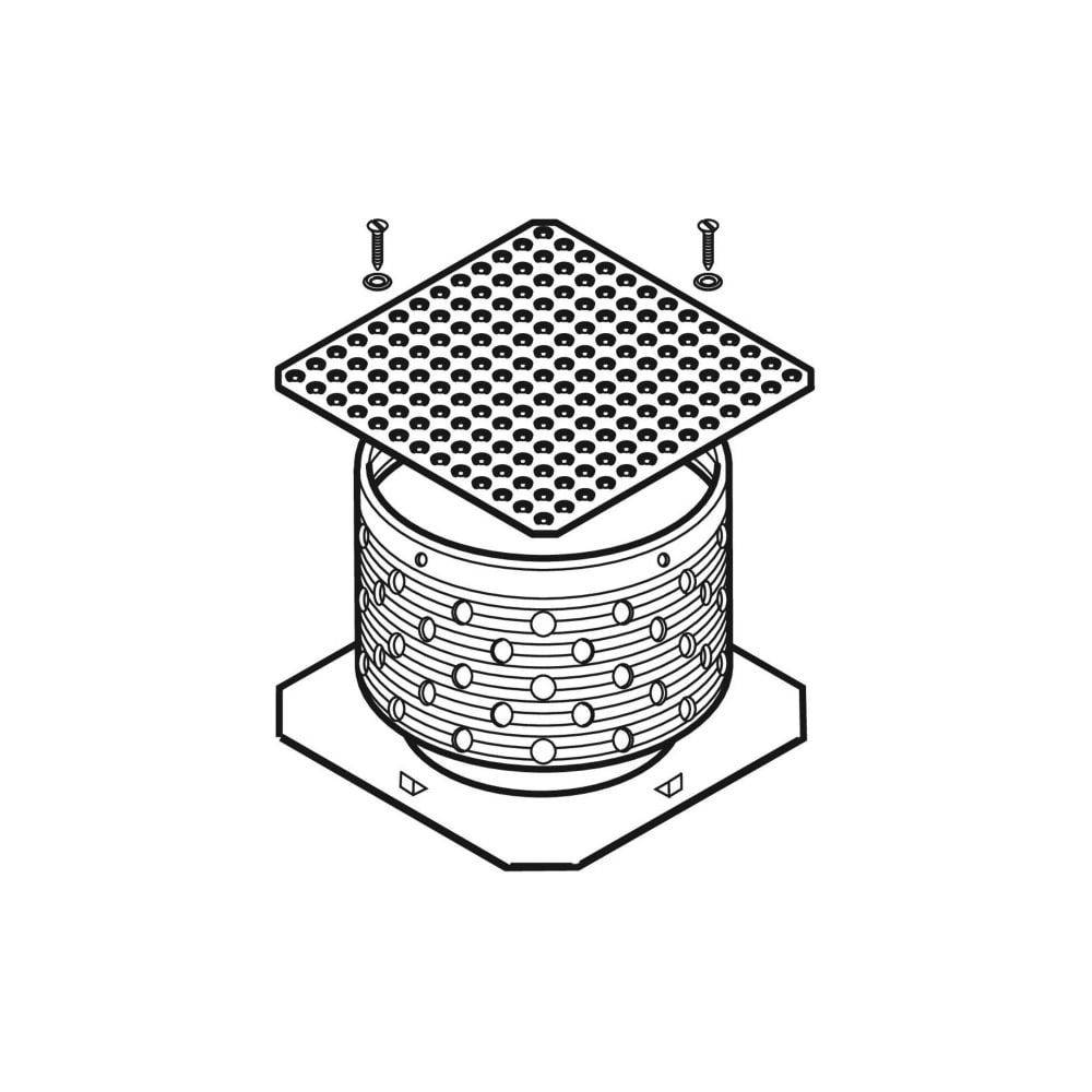 Geberit Pluvia Ergänzungsset begehbar, 315mm, Edelstahl, 359504001