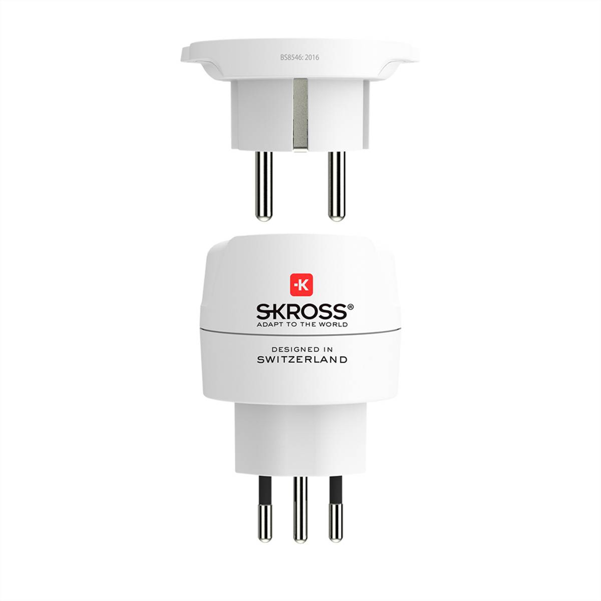 SKROSS 1.500273C-E, Gerade, Gerade, Weiß