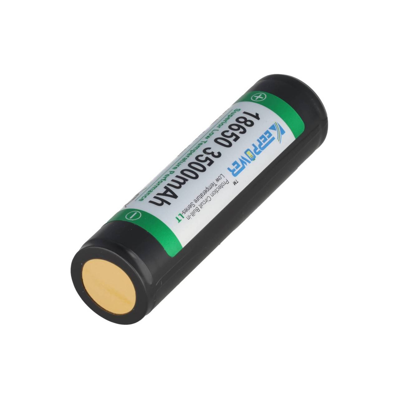 18650 Li-Ion-Akku 3500mAh Low Temperature 3,7V, 69,2x18,6mm, geschützt P1835LT