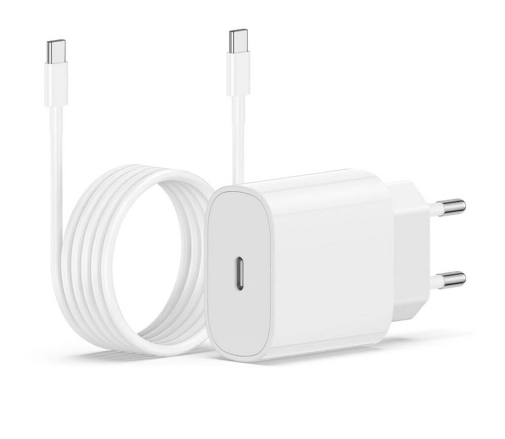 USB-C Schnellladegerät (20 W) mit USB-C-Kabel (100cm)