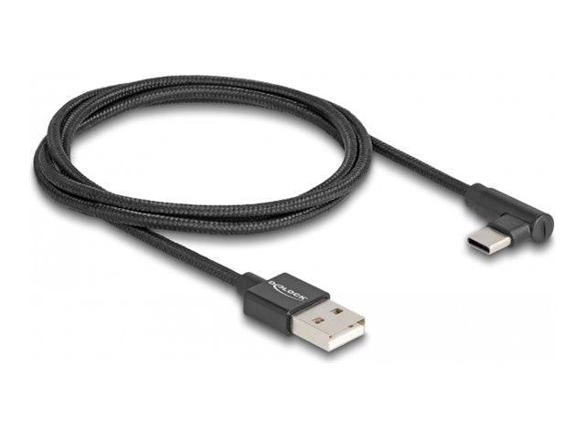 USB 2.0 Kabel Typ-A auf USB-C gewinkelt...