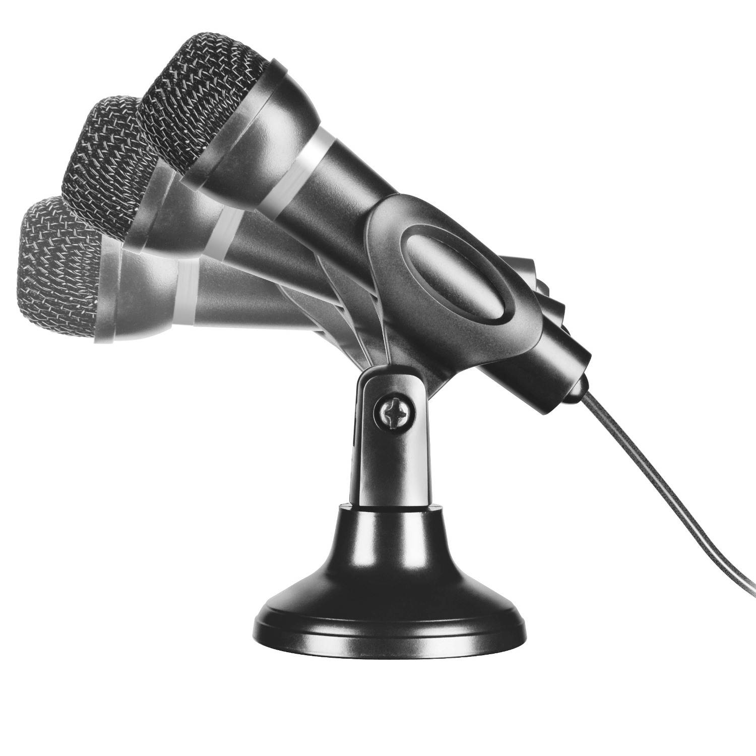 CAPO, karaoke microphone, wired, 3.5 mm (1/8inch), black, 2 m, box