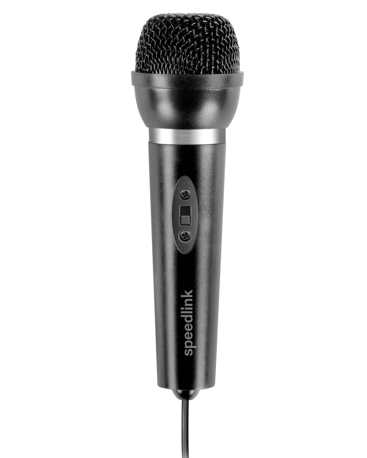 CAPO, karaoke microphone, wired, 3.5 mm (1/8inch), black, 2 m, box