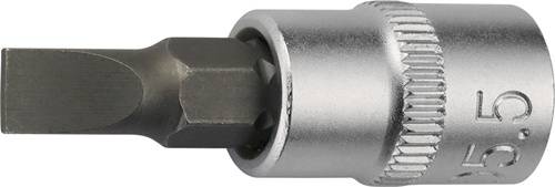 Steckschlüsseleinsatz 1/4 Zoll Schlitz 4mm L.32mm TECWERK