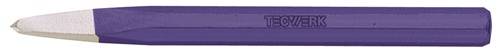 Fliesenmeißel spitz Schaft-Q.8mm 100mm CV-Stahl TECWERK