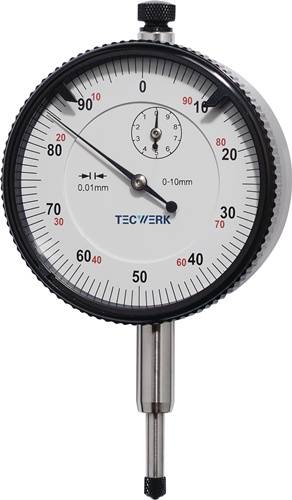 Messuhr DIN 878 10mm Abl.0,01mm TECWERK
