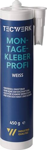 Montagekleber Profi weiß 450g Kartusche TECWERK