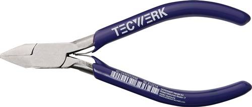 Elektronik-Seitenschneider L.115mm Facette nein spitz TECWERK