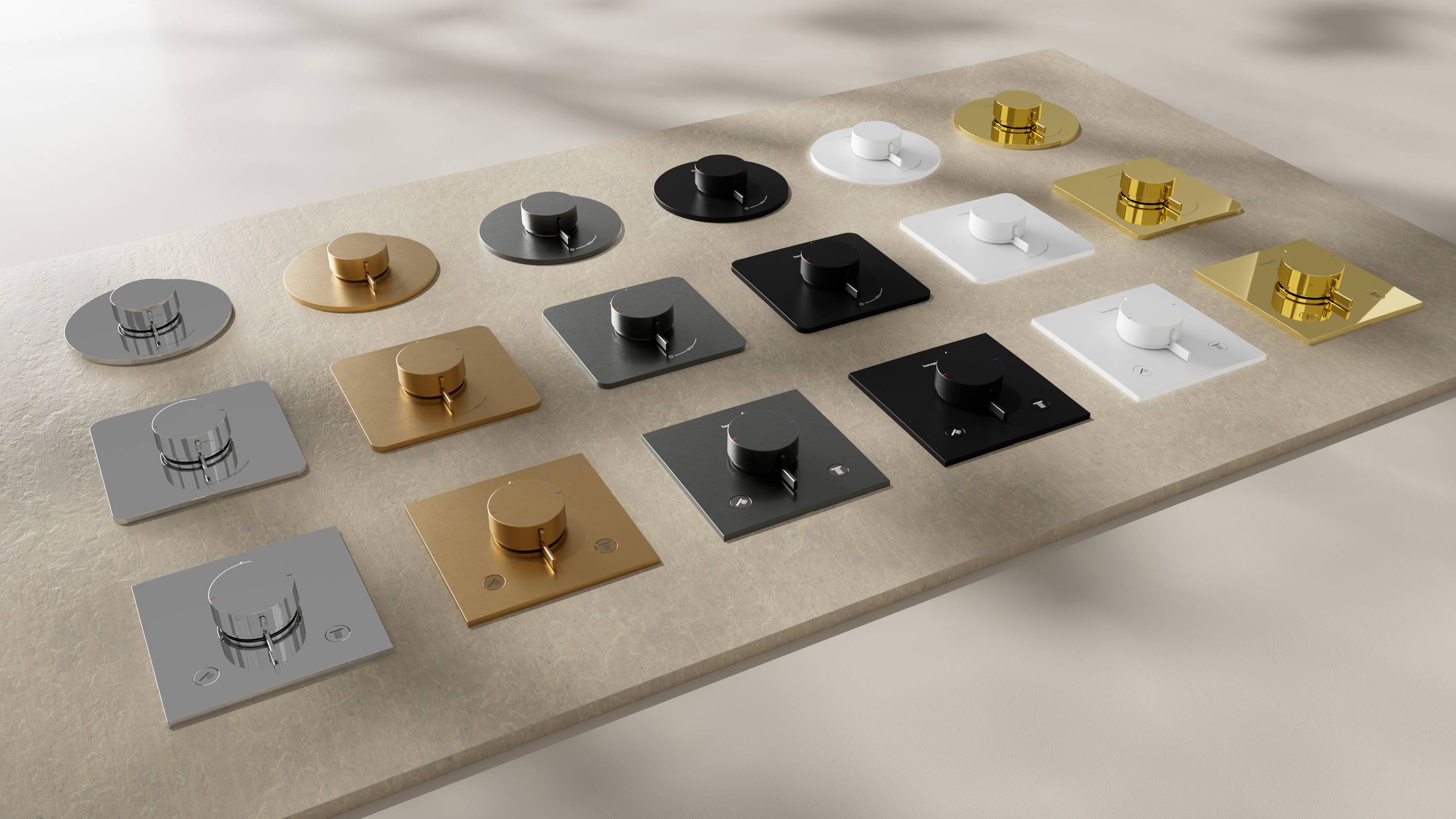 hansgrohe Ecostat Comfort E Thermostat Unterputz für 1 Verbraucher, Mattschwarz