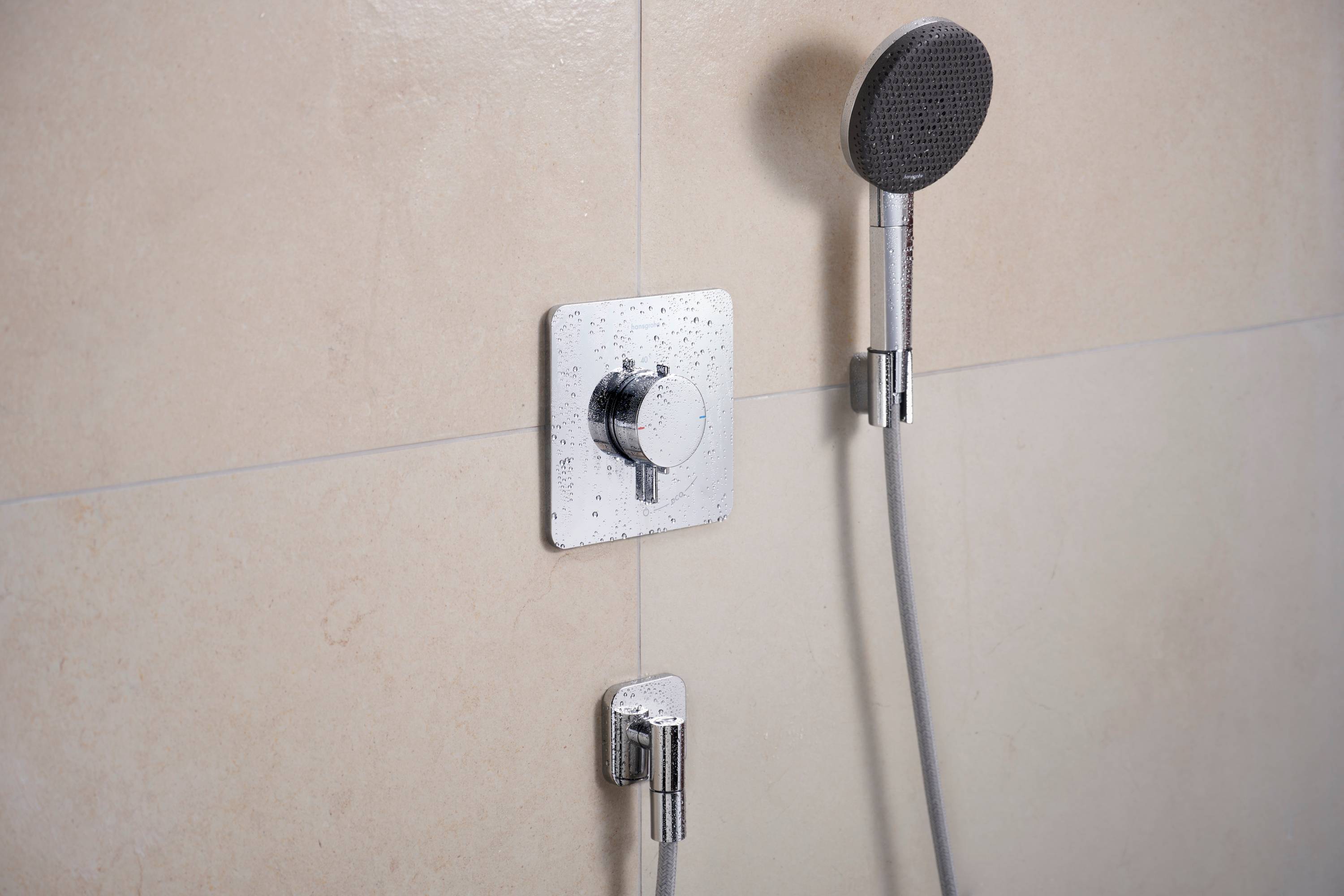 hansgrohe Ecostat Comfort Q Thermostat Unterputz für 1 Verbraucher, Chrom