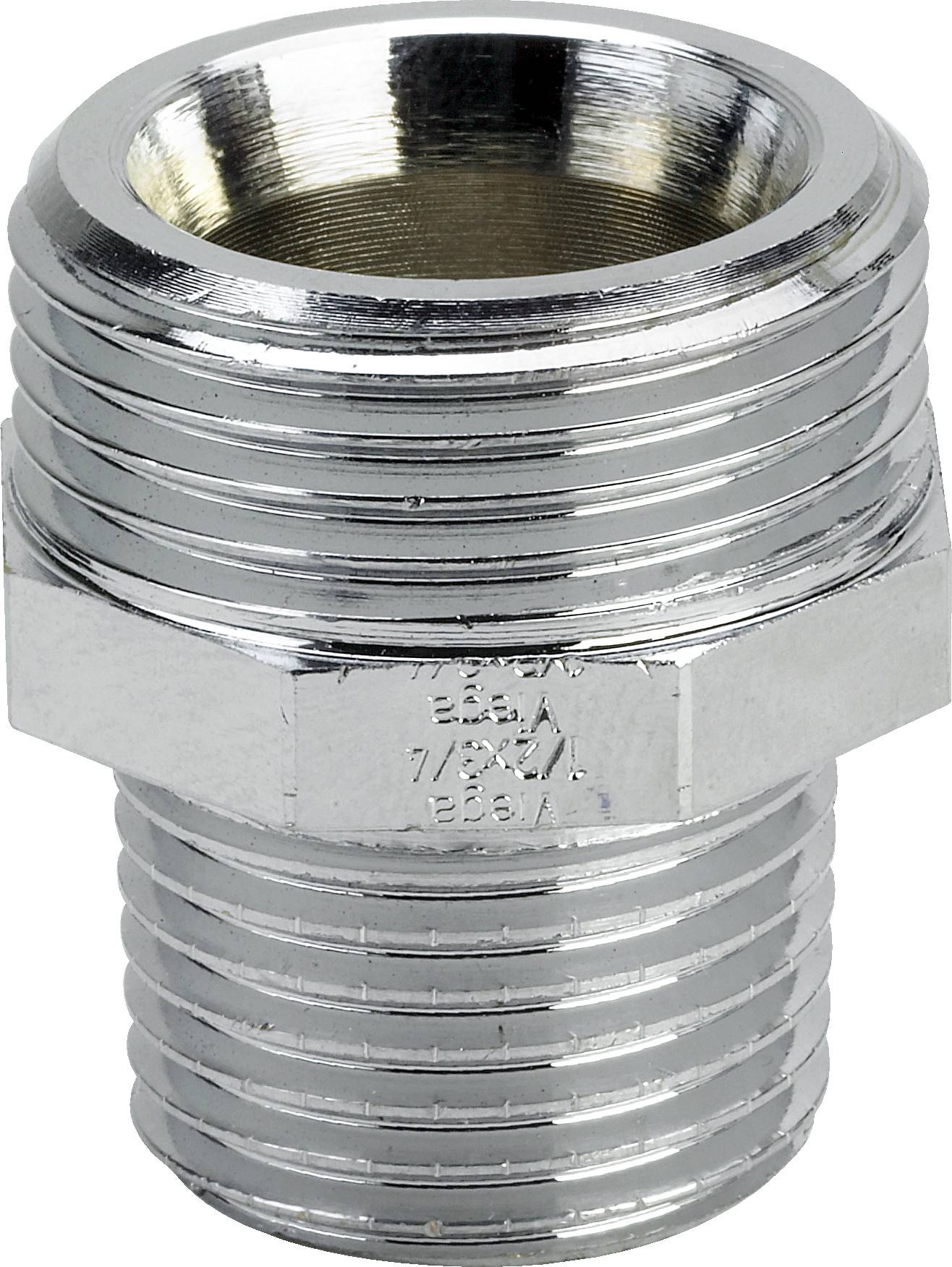 Viega Gewindestutzen 3246 G 3/4xR 1/2, mit Innenkonus, Rotguss