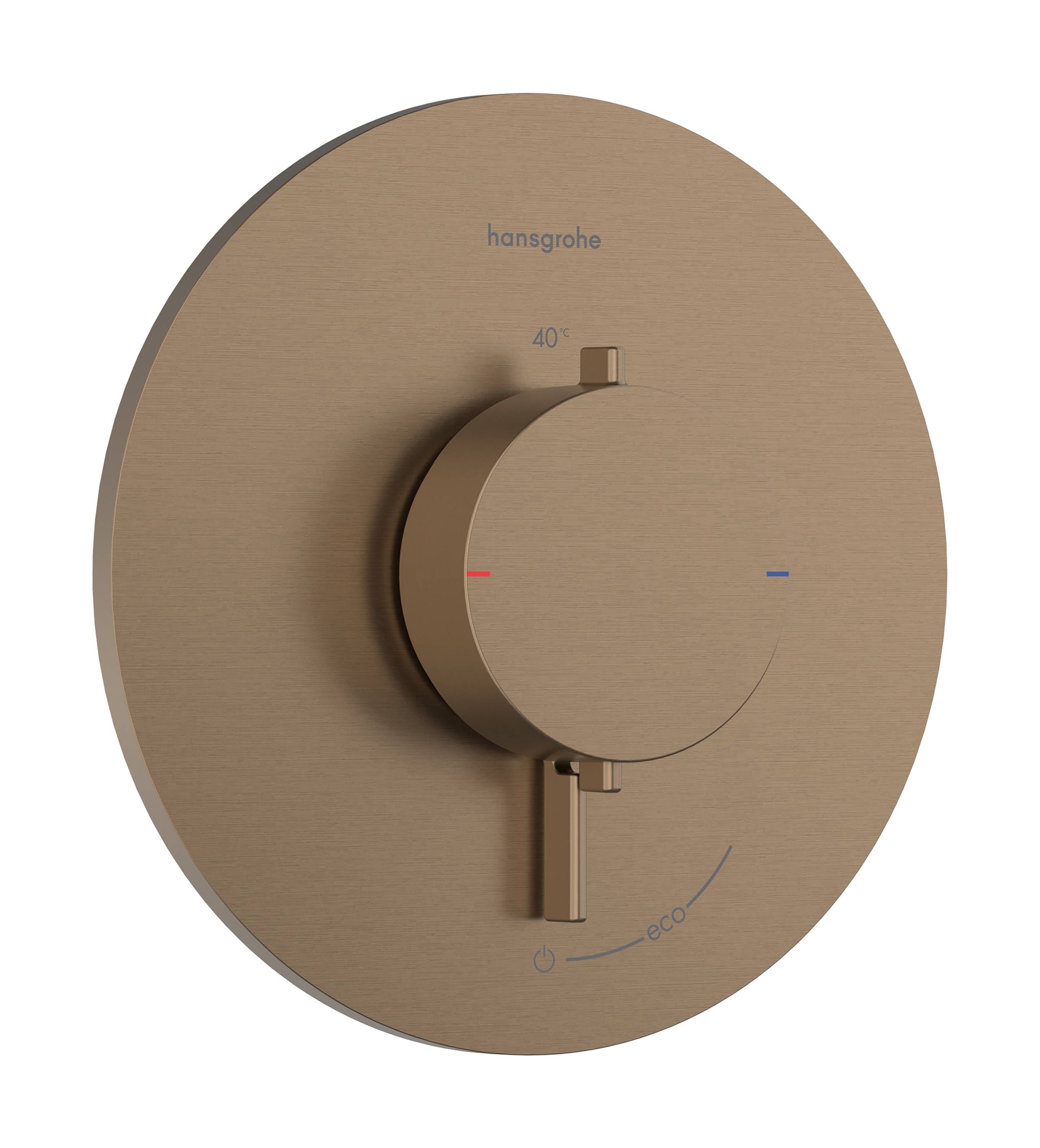 hansgrohe Ecostat Comfort S Thermostat Unterputz für 1 Verbraucher, Brushed Bronze