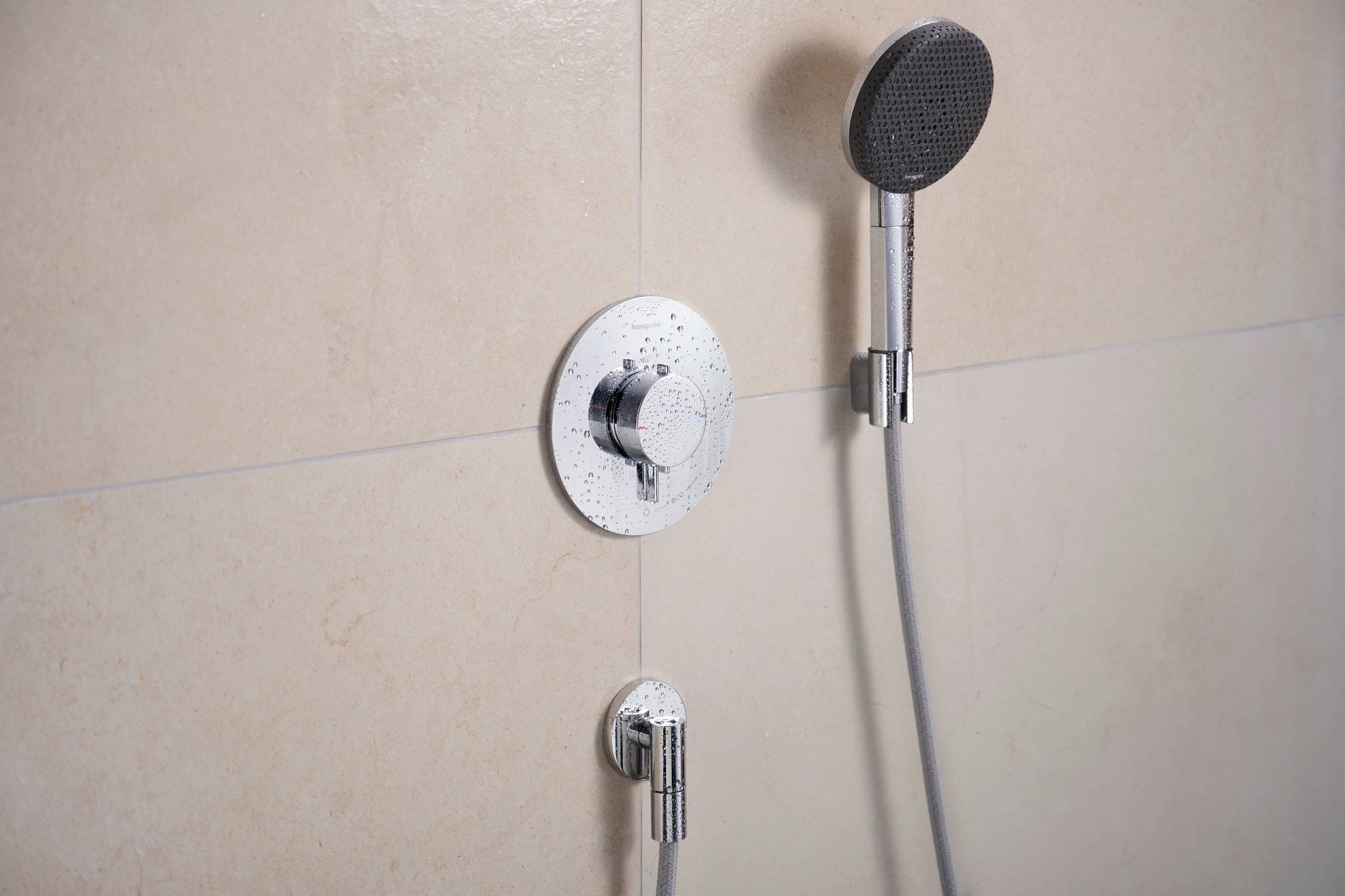 hansgrohe Ecostat Comfort S Thermostat Unterputz für 1 Verbraucher, Chrom