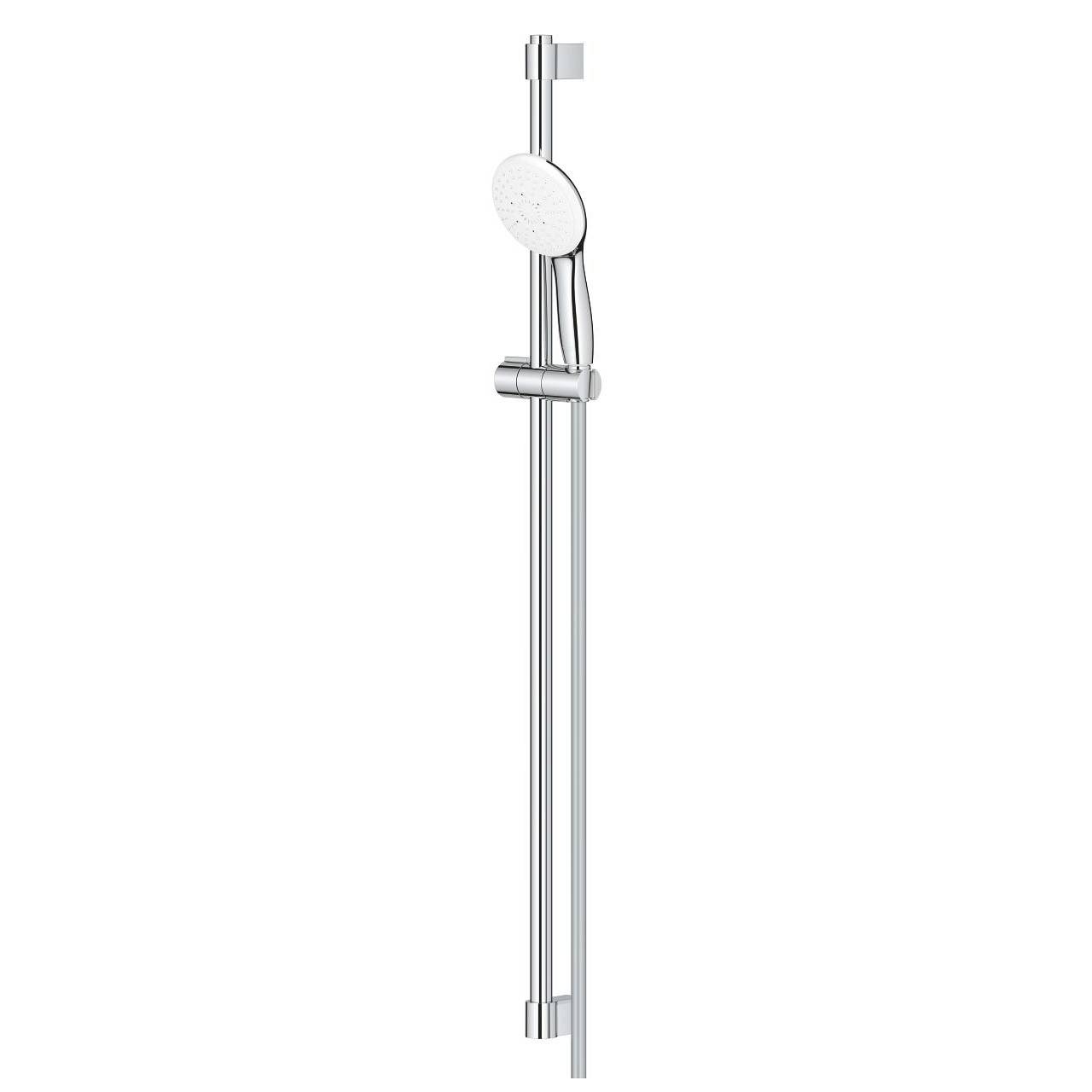 Grohe Tempesta 110 Brausestangenset, 900mm, Relexaflex 1750mm, 3 Strahlarten Rain/Jet/Massage, Durchfl. 13,5l/min, Chrom