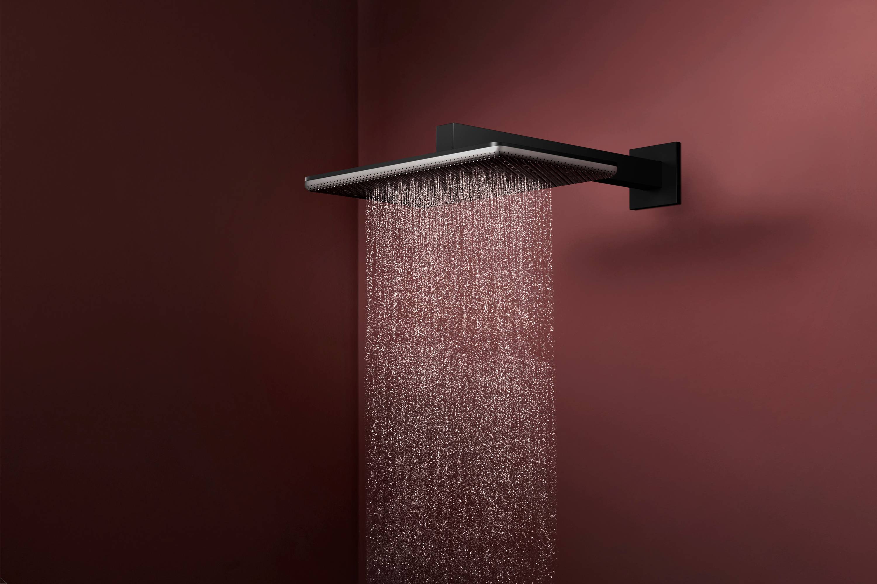 Hansgrohe Raindance Alive Q Kopfbrause, 11l/min, 210x340mm 1jet, Mattschwarz