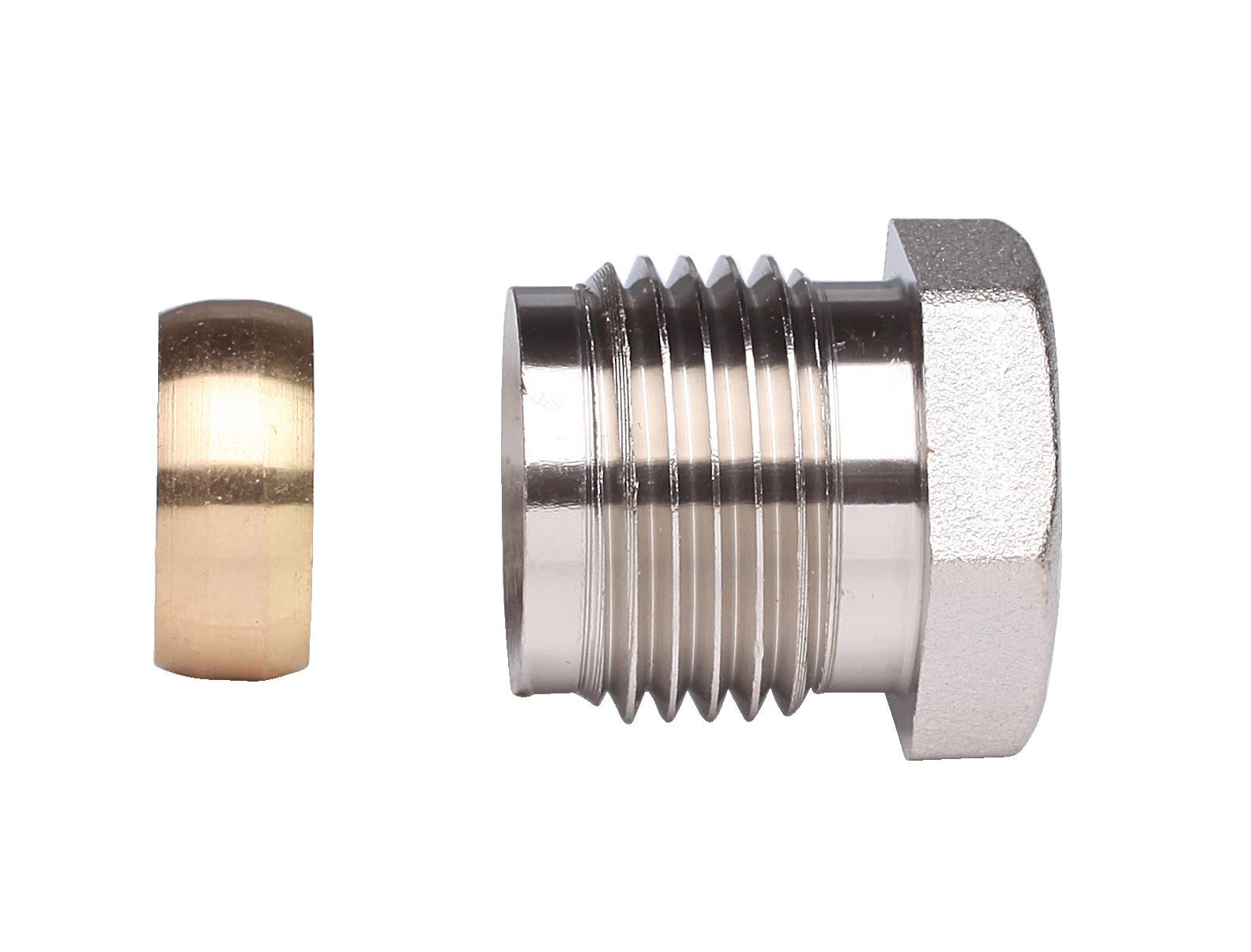 Danfoss Klemmverbinder R 1/2" AG auf 15mm für Stahl- und Kupferrohre